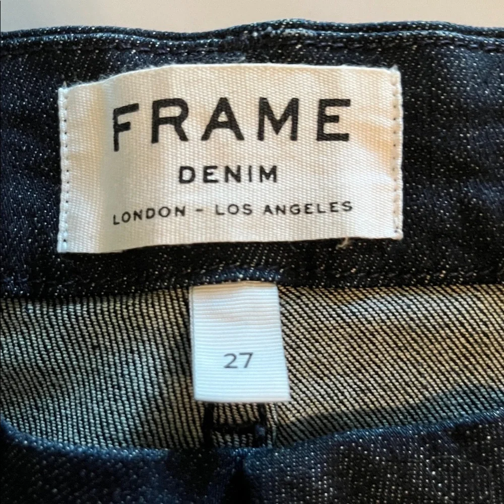 Frame Denim Le Crop Mini Boot Mid Rise Size 27 - Picture 10 of 16
